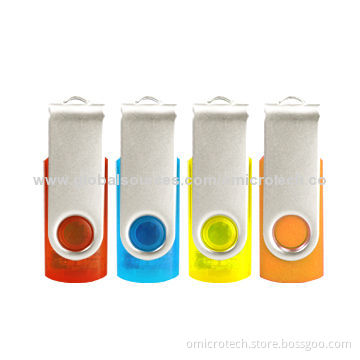 Swivel USB Flash Drives, 1, 2, 4, 8, 16, 32, 64GB Capacities